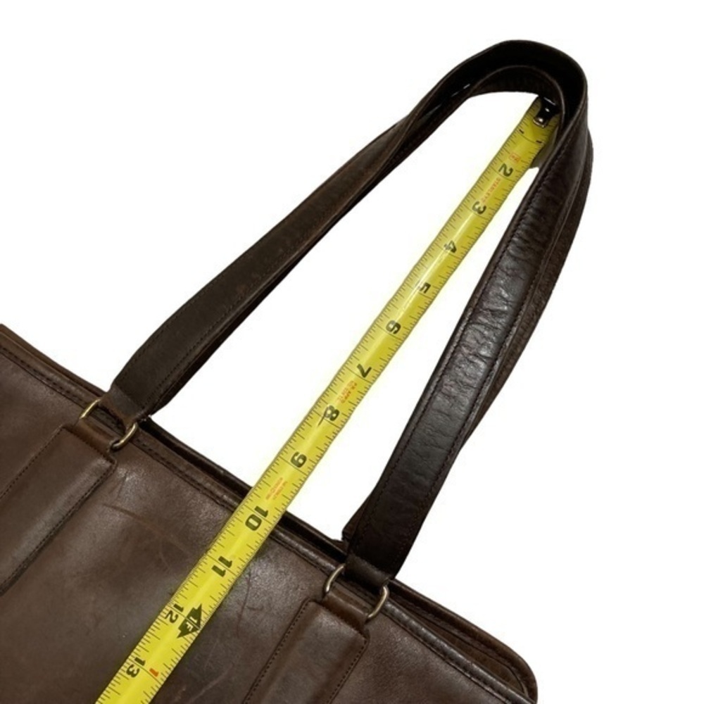Coach rare vintage brown leather tote bag New York City Bonnie cashin - Picture 12 of 14